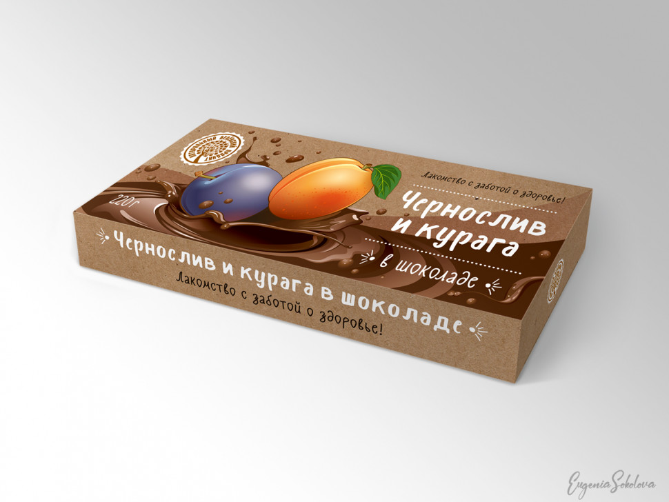  Чернослив и курага в шоколаде, 220г в Котласе
