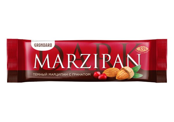 №1 TM Grondard     (10973) Батончики глазированные Марципановые ГРАНАТ, (24шт по 50г)       в Котласе